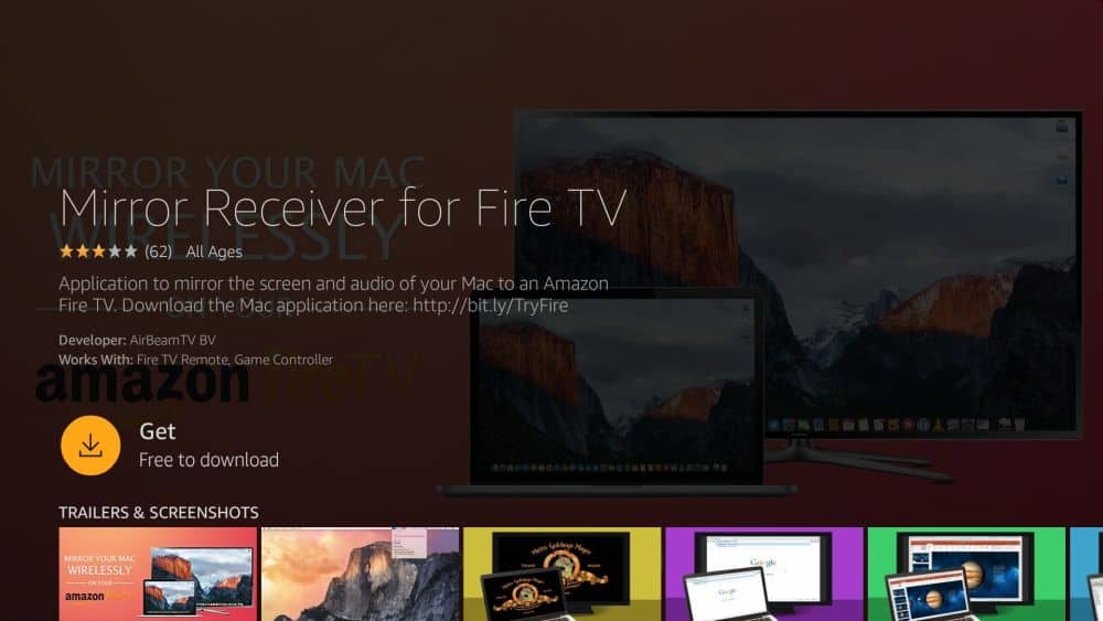 Fire stick to mac app mirror screen